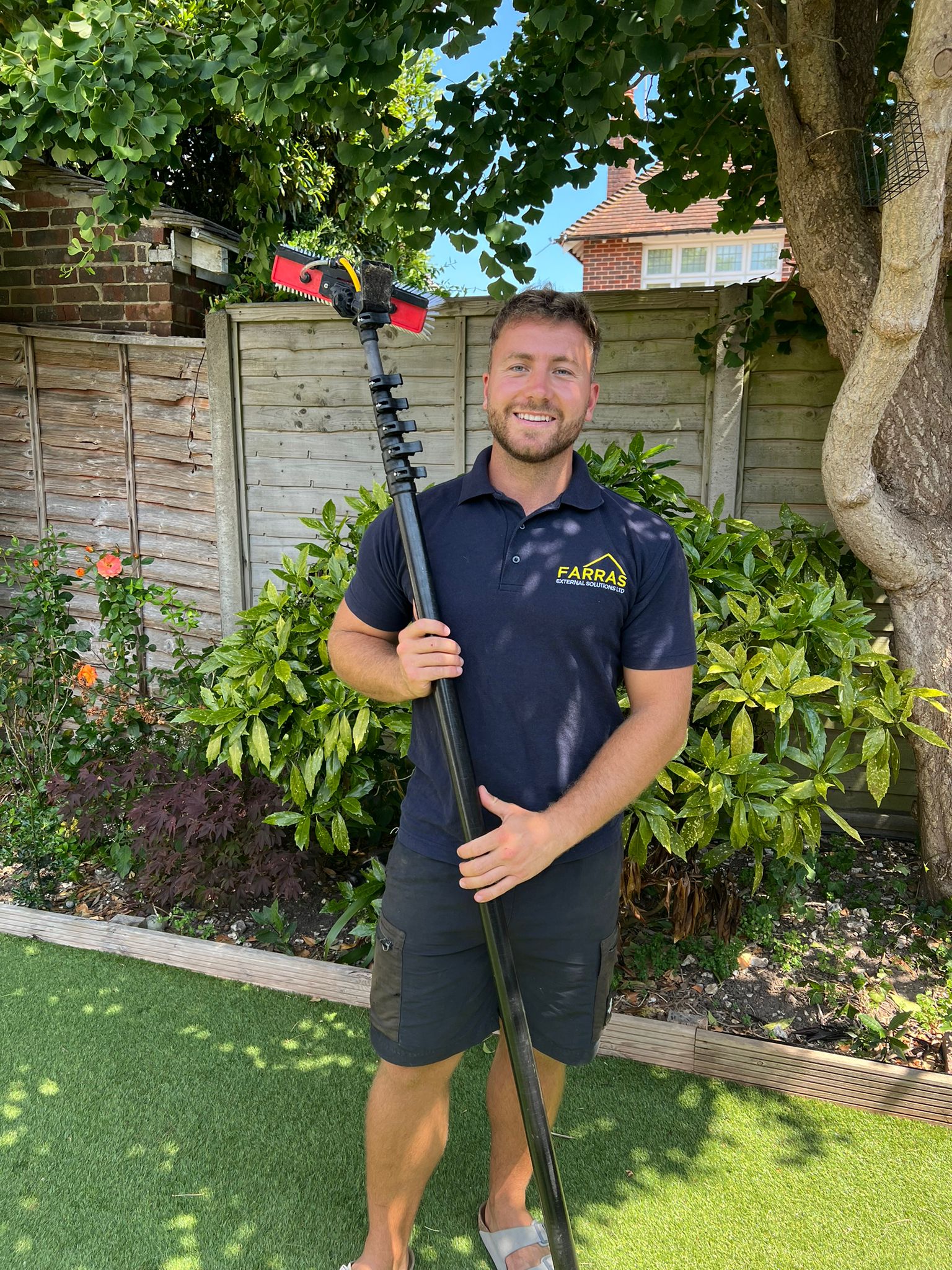 Farras External Solutions window cleaning work